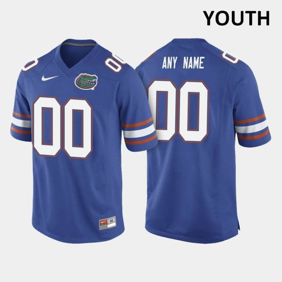 Youth Florida Gators #00 Customize NCAA Nike Royal Blue Elite Authentic Stitched College Football Jersey EJE4162TX